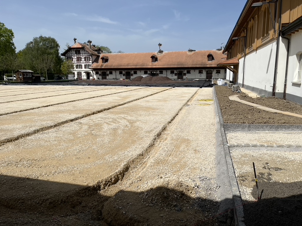 Be- und Entwässerungsleitung im Nationalgestüt Avenches