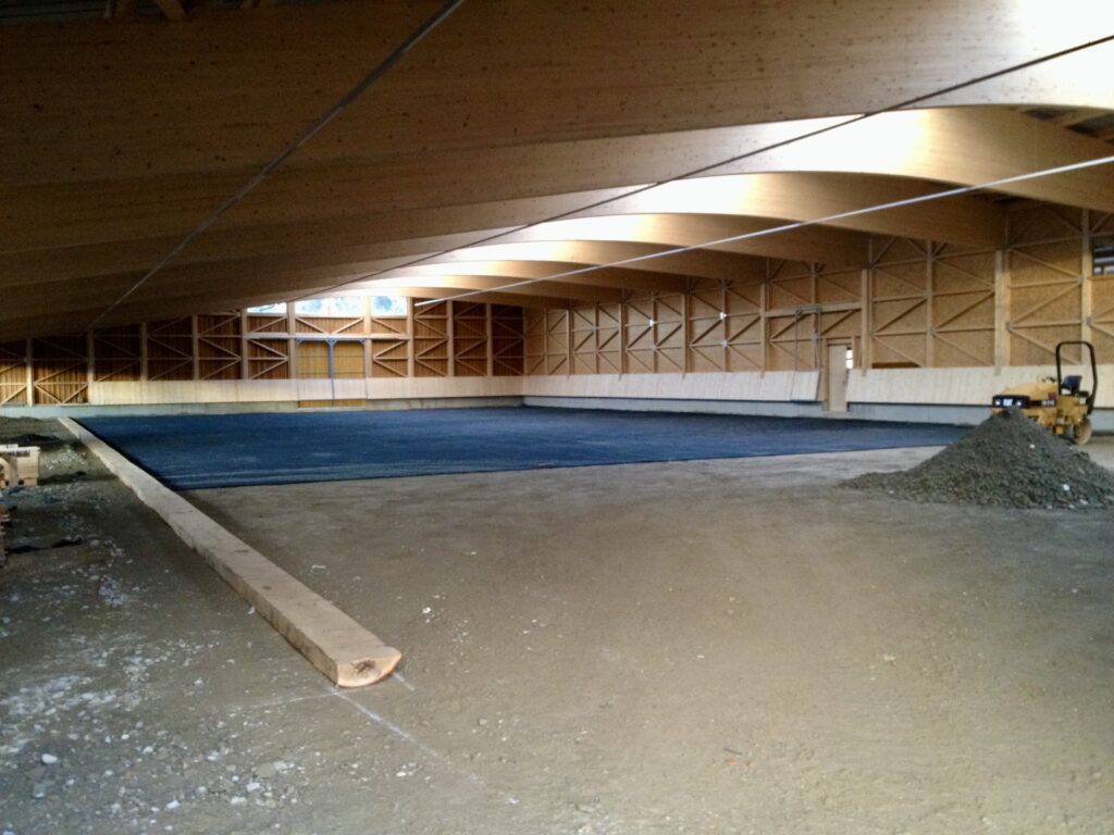 Eich Verlegung Matten als Trennschicht