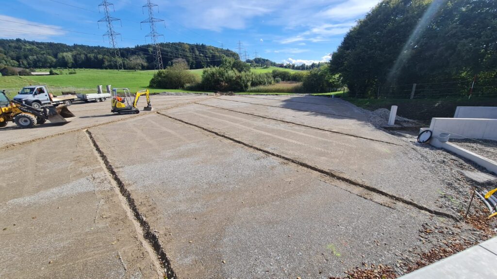 Sickerschlitze in Russikon